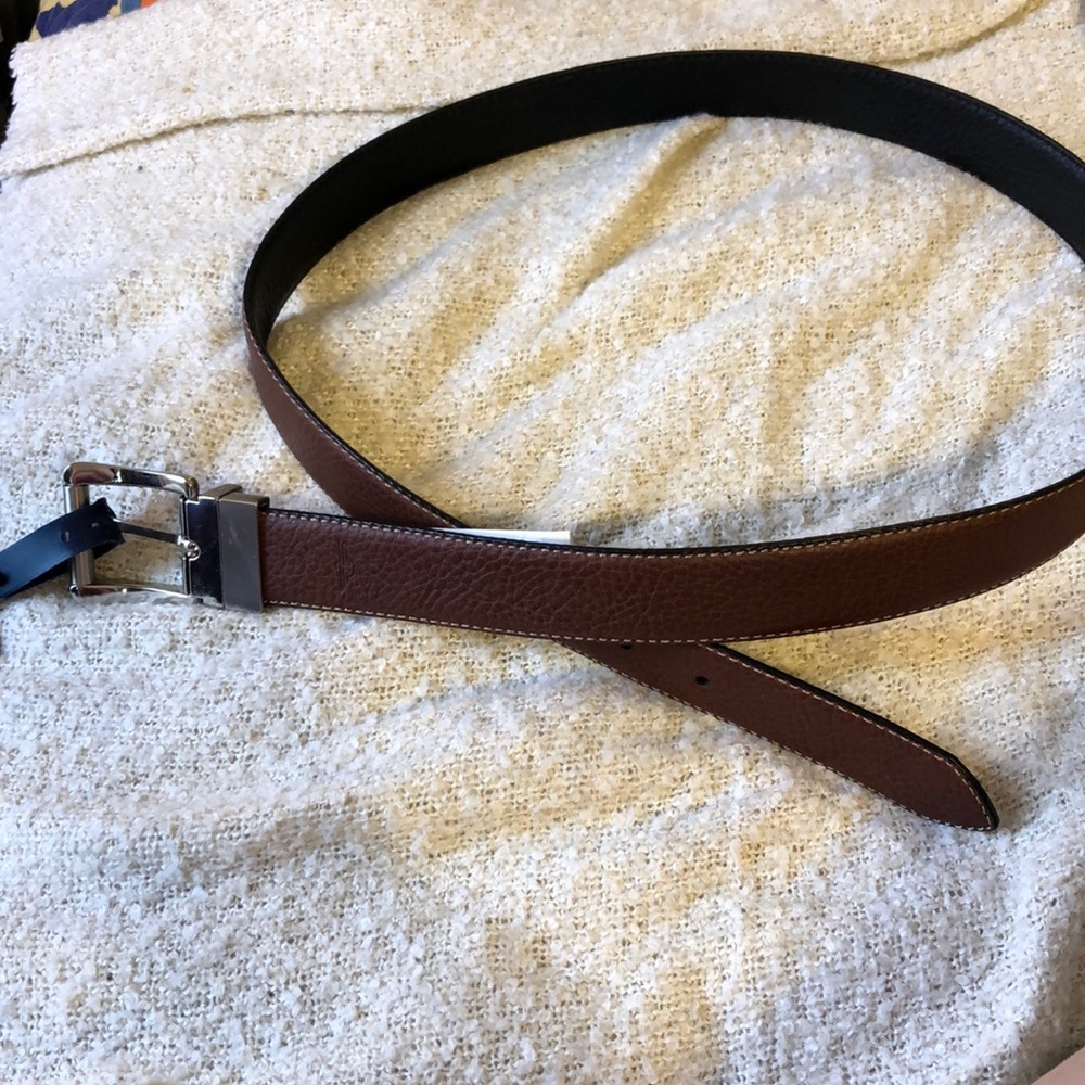 Dockers Men’s Reversible Belt Black Brown Size 38